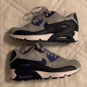 Grey & Blue Nike Shoes